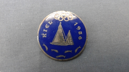 German 1936 Olympic Sailing Pin