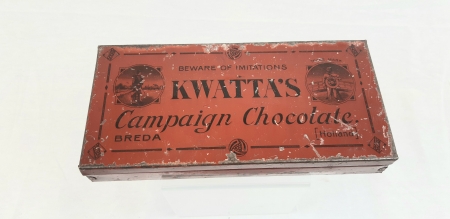 Early Military Chocolate Campaign Tin