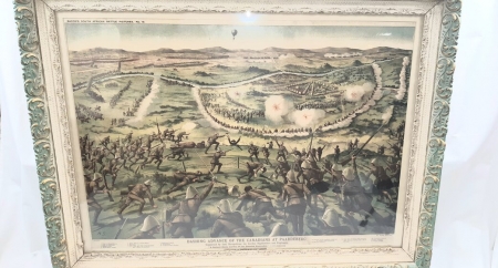 Bacons Patriotic Print of the Canadians at Paardeberg