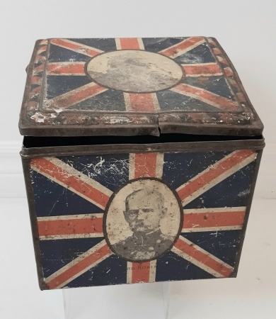Larger Victorian Patriotic Tin