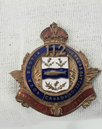 112th Overseas Battalion Sweetheart
