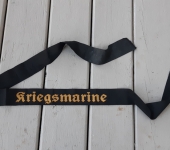 2nd War Kriegsmarine Cap Tally