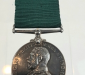 George V Colonial Auxiliary Long Service To C.G.A.