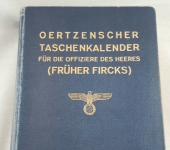 German Army Officers Callendar and Guide