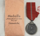 Eastern Front Medal and Paper Packet