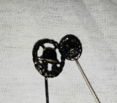 2 Imperial German Wound Badge Stick Pins