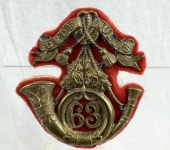 Victorian 63rd Halifax Rifles Field Service Cap Badge