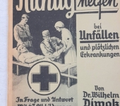 Third Reich Period First Aid Booklet