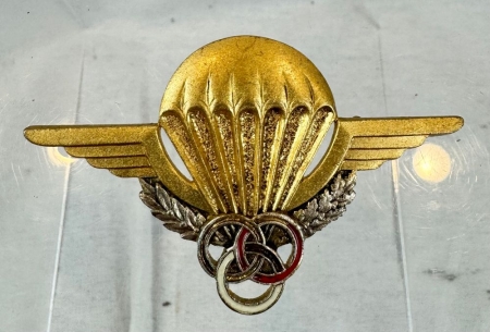 French Paratroop Instructors Beret Badge