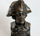 Frederick The Great Spelter Bust