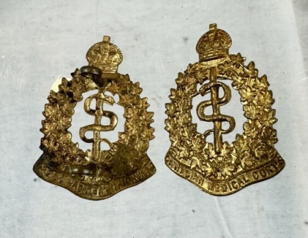 FWW Canadian Medical Corps Collar Set of 2