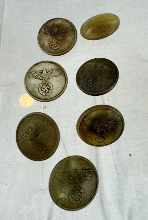Group of 7 German Railway Buttons