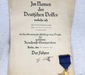 40 Year Civil Service Long Service Medal and Doc