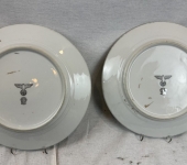 Pair of German Army Mess Hall Plates