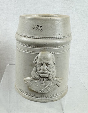 Kaiser Wilhelm 1st Commemorative Stoneware Mug