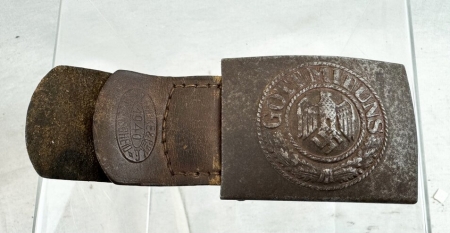 1940 Dated German Army Buckle and Tab
