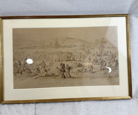 Austro Prussian War Sketch by Beer
