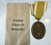 West Wall Medal and Envelope