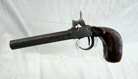 Mid 19th Century Belgian Percusdion Pistol