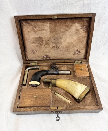 Cased Belgian Pocket Pistol Set