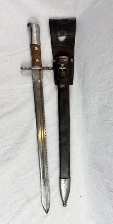 Swiss 1914 Model Sawback Bayonet