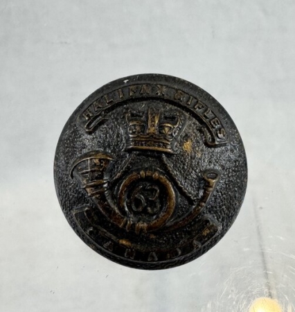 63rd Halifax Rifles Button