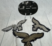 Fallschirmjager Identification Disc and Insignia