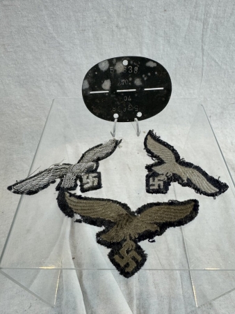 Fallschirmjager Identification Disc and Insignia