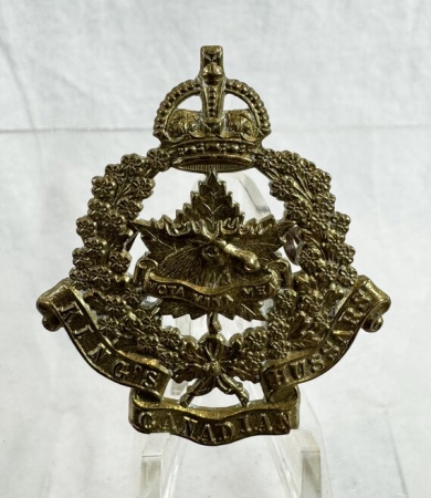 Kings Canadian Hussars 1930’s Cap Badge