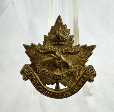 Kings Canadian Hussars Collar Insignia