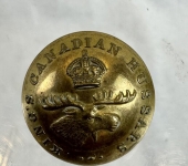 Kings Canadian Hussars Button