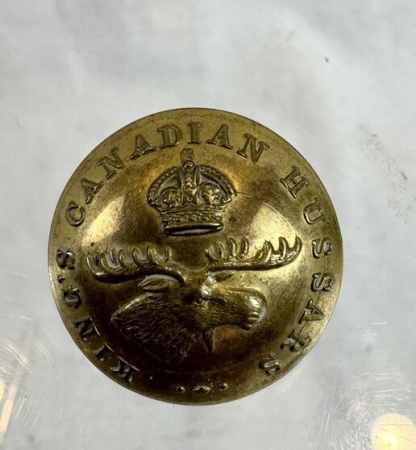 Kings Canadian Hussars Button