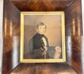 1820’s Framed Naval Officer Portrait