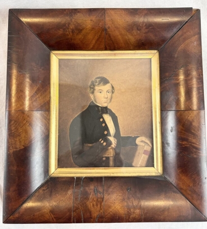 1820’s Framed Naval Officer Portrait