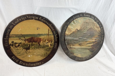 A Pair of German Shooting Targets