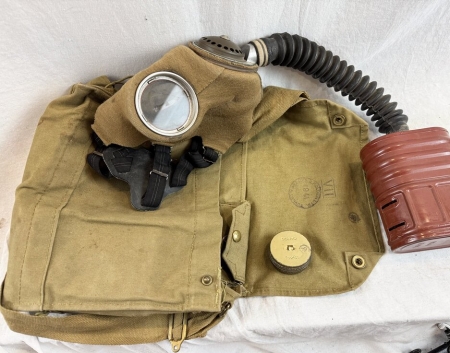 1941 Dated Canadian Gas Mask and Carrier
