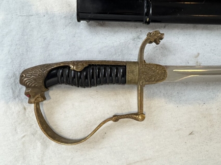 German Weimar Era Lions Head Sword