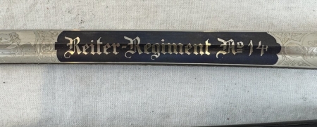 Weimar Era Reiter Sword