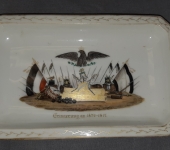 Porcelain Franco Prussian War Tray