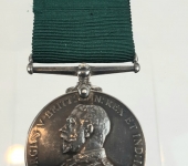 George V Colonial Auxiliary Long Service To C.G.A.