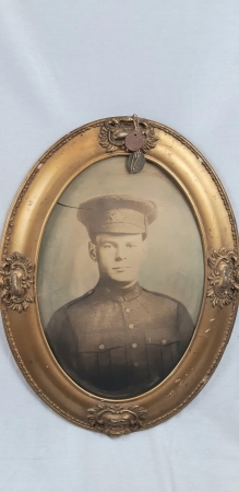 Oval Portrait of 226 Battalion (Men of the North)Soldier