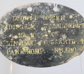 Imperial German Id Disc Foot Artillery