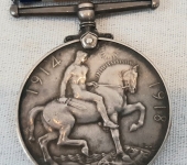 Single British War Medal for Canadian Forestry Corps