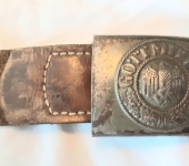 German Army Belt Buckle and Tab
