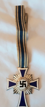 German Mothers Cross in Silver