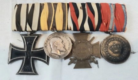 Imperial German Wurtemburg Medal Group of 4