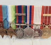 Canadian 2nd War Attributable Naval Medal Group