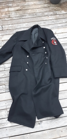 German Firemans Wool Overcoat