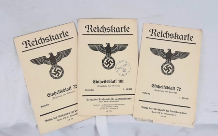 German 2nd War Road Maps