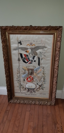 Imperial German Sailor’s Naval Silk Picture